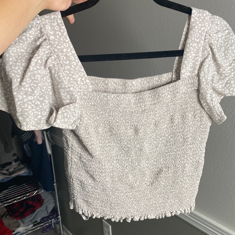 square neck crop top